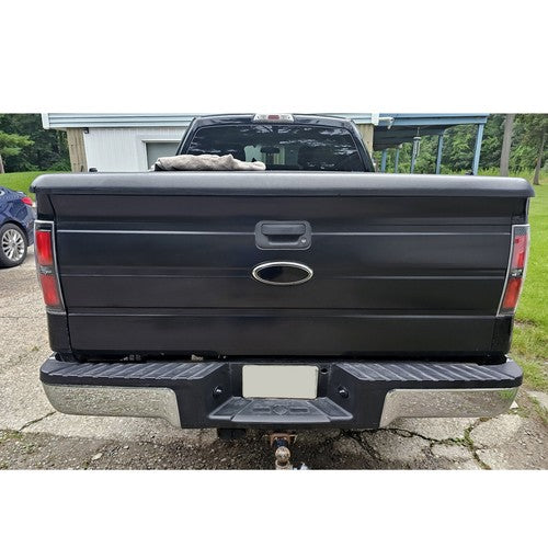 Solid Spare Rear Tailgate For Ford F150 F-150 Pickup 2009-2014 Black Electrophoresis Steel