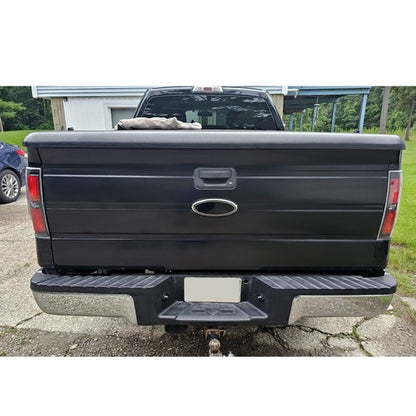 Solid Spare Rear Tailgate For Ford F150 F-150 Pickup 2009-2014 Black Electrophoresis Steel