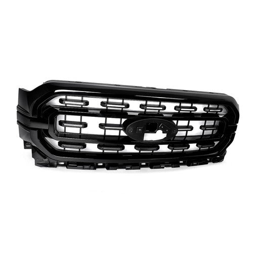 Glossy Black Front Bumper Grille Grill For 2021 2022 2023 Ford F-150 F150 XLT