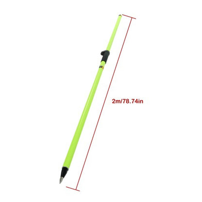 Solid Spare New Aluminum GPS Rover Rod GPS Pole Land Surveying 6.5FT/2M