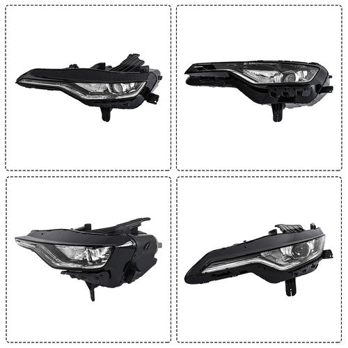 Solid Spare For Chevrolet Camaro SS 1SS 2SS RS 2019-2023 2024 Left Side Black LED Headlight