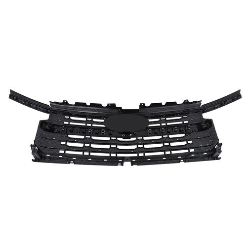 Solid Spare New Chrome Plastic Front Bumper Grille For Chevy Silverado 1500 LTZ 2022-2024