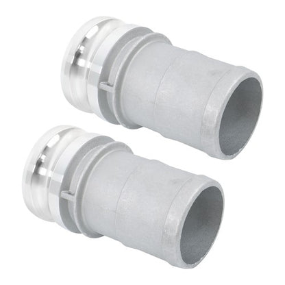 Solid Spare 3" 2 Pcs Aluminum Camlock Type E Adapter Universal Hose Connection Kit