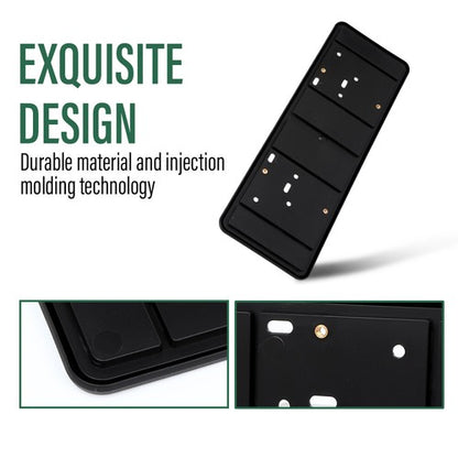 Solid Spare Fit For 2013-2021 Jeep Dodge Chrysler Bumper License Plate Mounting Bracket
