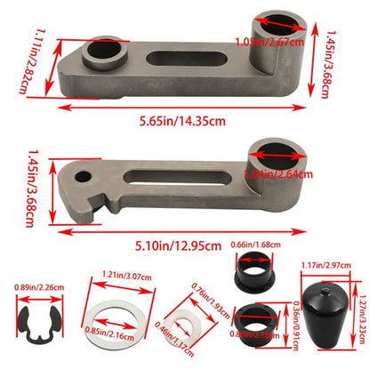 Solid Spare M111358 M143350 Deck Idler Arms Ternsioner & Bushing Rebuild Kit For John Deere