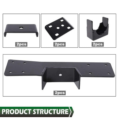 Solid Spare Rear Axle C-Notch & Flip 6" Drop Kit For 99-06 Chevy Silverado & GMC Sierra 1500