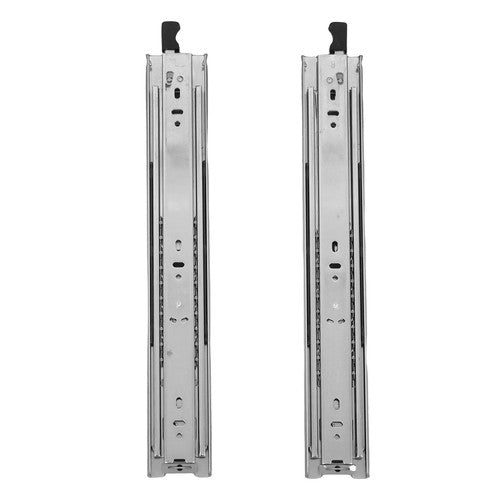 Solid Spare 1 Pair 14 Inch Locking Drawer Slides Full Extension & Lock 150lbs Capacity