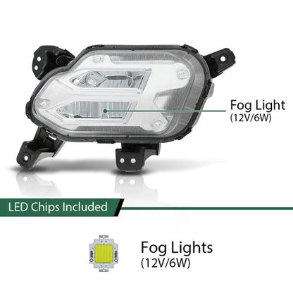 Solid Spare LED Daytime Running Light Fog Light Fit For 21-22 Kia Sorento Right Side