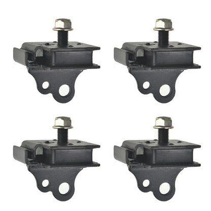 Solid Spare For 2004-2007 Yamaha RHINO 660 BOTTOM & TOP ENGINE MOUNT RUBBER DAMPER KIT