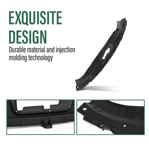 Solid Spare Grille Cover Upper Radiator Sight Shield Fit For 2015 2016 2017 Hyundai Sonata