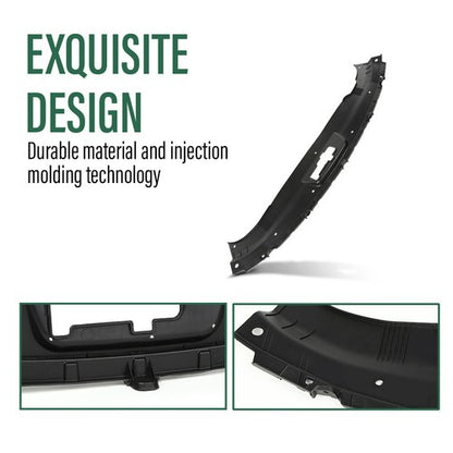 Solid Spare Grille Cover Upper Radiator Sight Shield Fit For 2015 2016 2017 Hyundai Sonata
