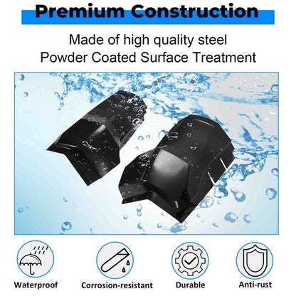 Solid Spare Fits 09-18 Dodge Ram 1500 2500 Quad Cab & Club Cab 4DR Extended Cab Corners Pair