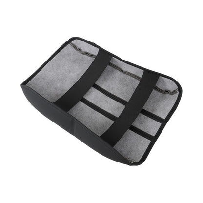 Solid Spare Compatible For Honda Pilot 2023-24 Black Leather Center Console Armrest Gloves