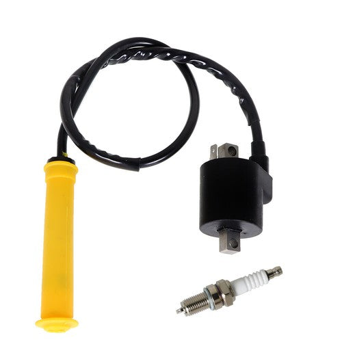 Solid Spare Ignition Coil & Spark Plug For Honda Foreman 500 TRX500 FE FM FPM FPE 2005-2011