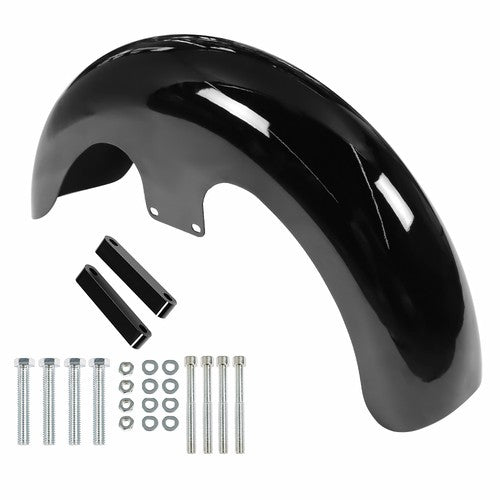 Solid Spare New For Touring Road King Electra Glide FLHR FLHT 23" Wrap Front Fender Gloss