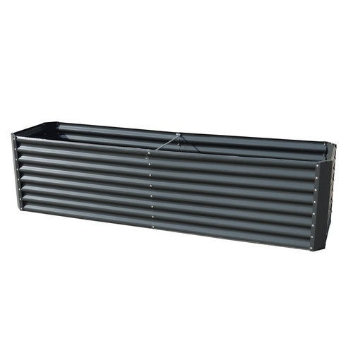 Solid Spare 8x2x2 Ft Metal Raised Garden Beds Metal Planter Box Easy Assembl