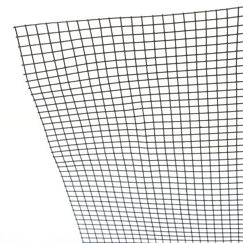 Solid Spare 1/2 inch 36x100 19 Gauge Black Vinyl Coated Hardware Cloth - Coated Wire Mesh