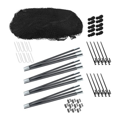 Solid Spare 30 x 13 x 9 FT Baseball Batting Cage Net Softball Hitting Cage Netting For Pitch
