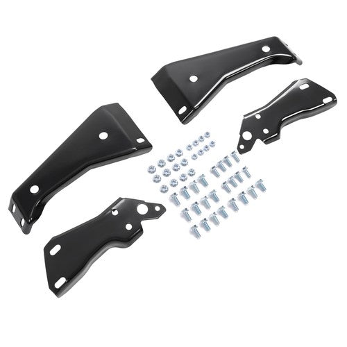 Solid Spare For Chevrolet/GMC C1500 K1500 88-00 Rear Bumper Inner Outer Bracket Mounting Set