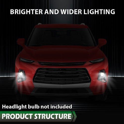 Solid Spare Fit For 19-21 Chevy Blazer HID/Xenon Headlight Headlamp Passenger Right Side