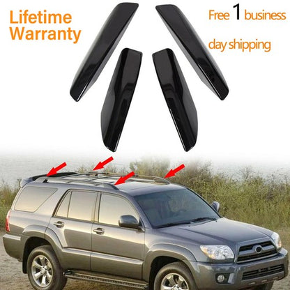 Solid Spare For Toyota 4Runner N210 2003-2009 Roof Rack Rail End Cover Shell Cap 4pcs