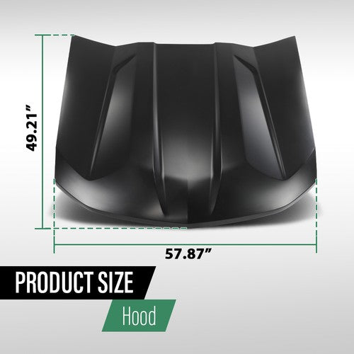 Solid Spare Aluminum Hood Panel Fit For 2023 2024 Chevrolet Colorado Z71