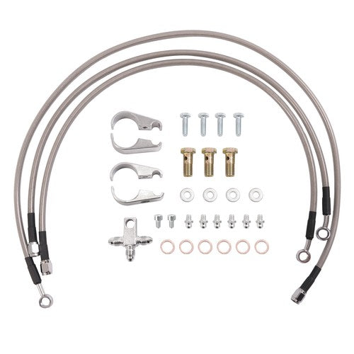 Solid Spare Powder Coated Front A Arms +2+1 For Raptor 700 700R 2006-2017 Brake Lines Clamps