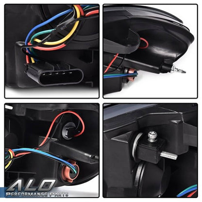 Solid Spare Fit For 06-13 Chevy Impala/06-07 Monte Carlo Amber Corner Smoke Lens Headlights