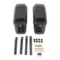 Solid Spare Universal Motorcycle Hard Saddlebag Saddle Bags For Harley Honda Shadow VTX