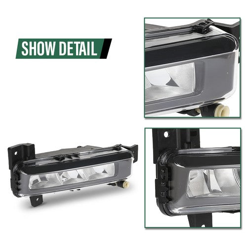 Solid Spare Fit For 2020-2023 BMW 228i 330e 330i Halogen Fog Light Driving Lamp Right Side