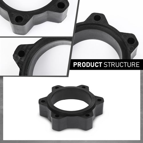 Solid Spare Air Spring Spacer Kit CV Spacers Fit For 6" Lift 01-10 Chevrolet/GMC 2500HD 4WD