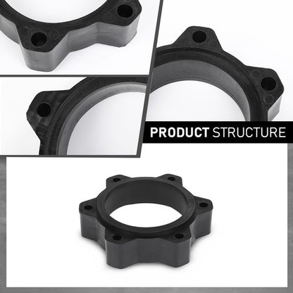 Solid Spare Air Spring Spacer Kit CV Spacers Fit For 6" Lift 01-10 Chevrolet/GMC 2500HD 4WD