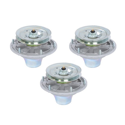 Solid Spare 3× Spindle Assembly For John Deere AM141457 AM124339 TCA13807 TCA25832