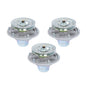 Solid Spare 3× Spindle Assembly For John Deere AM141457 AM124339 TCA13807 TCA25832