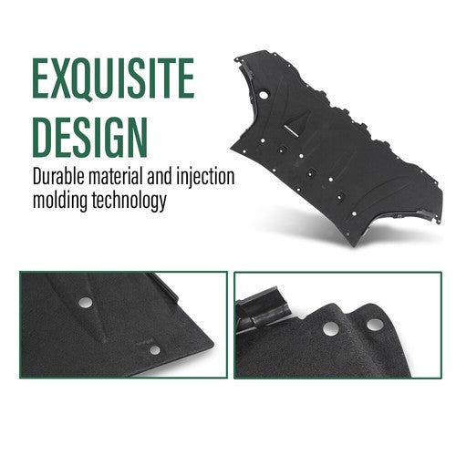 Solid Spare Fit For 2009-2013 Audi A8 D4/4H Front Engine Splash Shield Guard Under Cover