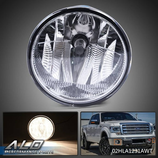 Solid Spare Fit For 11-14 Ford F-150 Clear Lens Front Left /Right Fog Light W/bulb