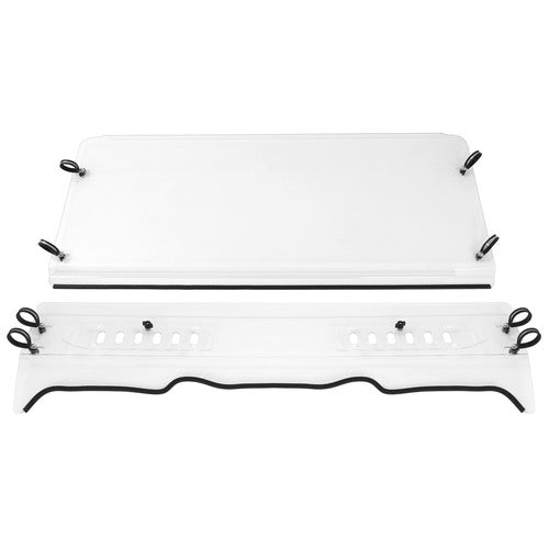 Solid Spare FOR POLARIS RANGER FULLSIZE ROUND CAGE 570 2017-2024 CLEAR VENTED WINDSHIELD