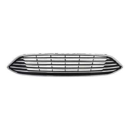 Solid Spare For Ford Focus 15-2018 Front Bumper Cover+Upper Grille w/Fog Light (Cover) Pair