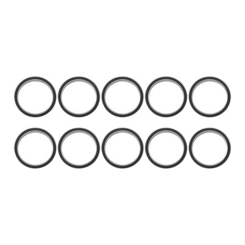 Solid Spare 10Pcs 6707-2RS Deep Groove Ball Bearings 35mm Inner Dia 44mm OD 5mm Bore Sealed