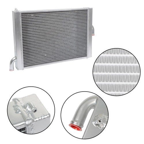 Solid Spare 2-Row Aluminum Radiator For 2017 2018 2019 2020 2021 POLARIS RZR 1000 XP S Turbo