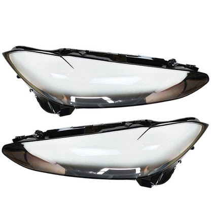For BMW 4 Series G22 G23 2020-2022 US New A Pair Front Headlamp Lens Cover+Glue