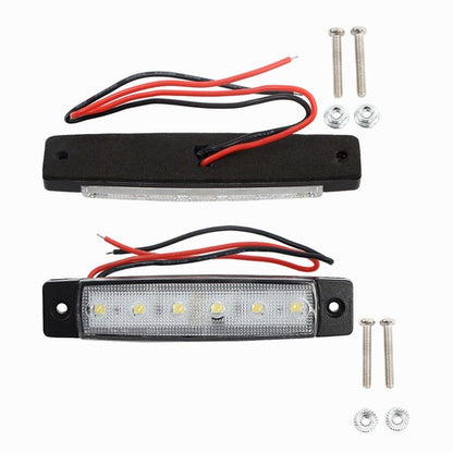 Solid Spare 10× Marine Boat 12V-24V 6 LED Lamp White Waterproof Light Stern Transom Lights