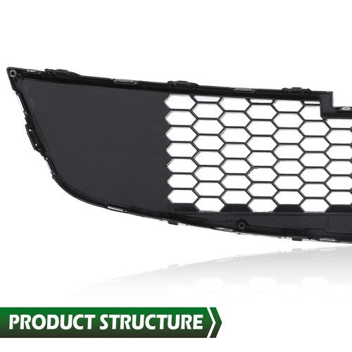 Solid Spare Fit For 11-14 Chevrolet Cruze Front Bumper Lower Grill Honeycomb Grille
