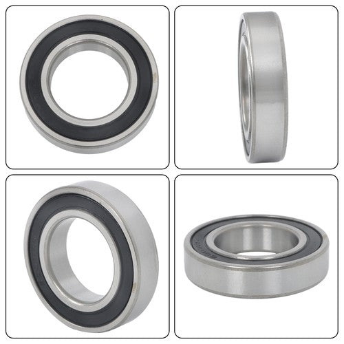 Solid Spare 10Pcs 6007-2RS Bearings 35×62×14mm Double Rubber Seals Deep Groove Ball Bearing