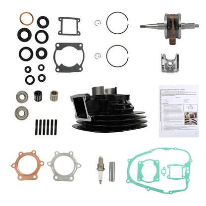 Solid Spare Piston Cylinder Crank Motor Gasket Seal Kit For Yamaha Blaster 200 66mm 88-06