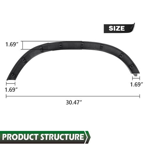 Solid Spare Fit For 13-22 Chevrolet Trax Rear Right Fender Flare Wheel Arch Trim Molding