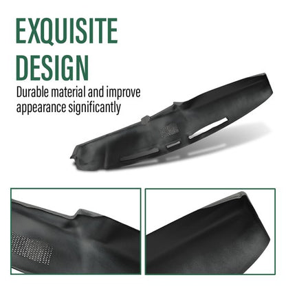 Solid Spare TPE Dashboard Dash Cover Gray Fit For 80-86 Ford F100 F150 F250 F350 Bronco