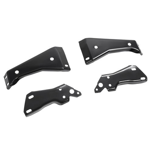 Solid Spare For Chevrolet/GMC C1500 K1500 88-00 Rear Bumper Inner Outer Bracket Mounting Set