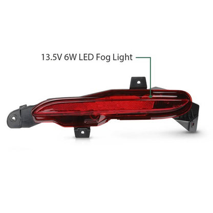 Solid Spare Fit For 18-22 Land Rover Range Rover Velar Rear Bumper Fog Lamp Light Left Side
