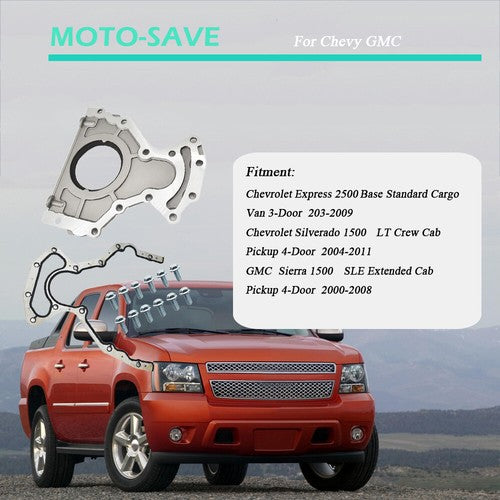 Solid Spare 635-518 Rear Main Seal Kit For 98-11 Chevrolet 00-09 GMC 4.8L 5.3L 6.0L 6.2L